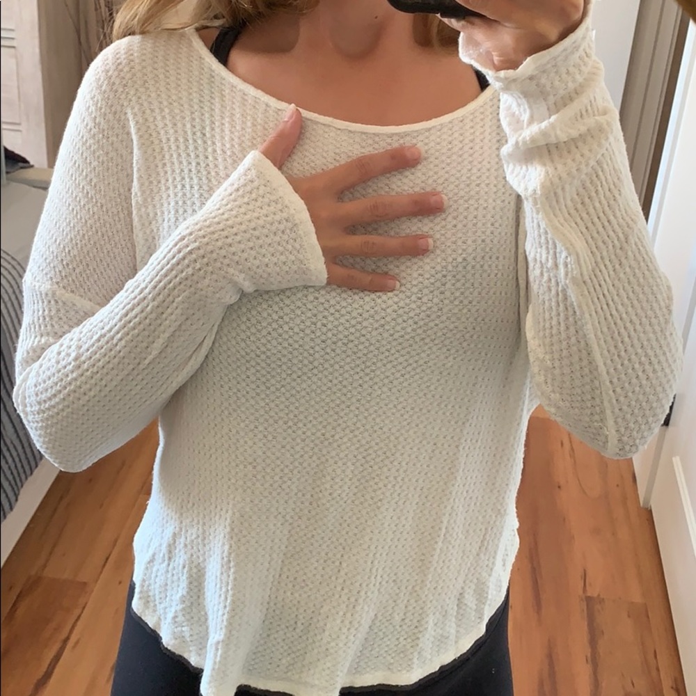 Open Knit Long Sleeve